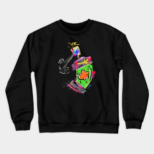 Spray Art Crewneck Sweatshirt by Mr_Bentley